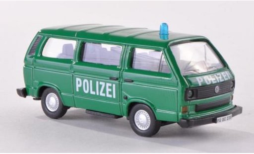 Volkswagen T3 Base 1/87 Schuco Bus Polic&iacute;a coche miniatura