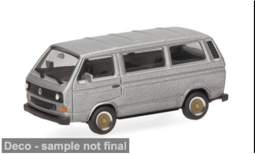 Coche miniatura Volkswagen T3 Bus silber 1/87 Herpa