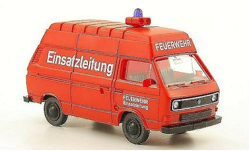 Volkswagen T3 Base 1/87 Wiking Hochtechofurgoneta Bomberos Einsatzleitung coche miniatura
