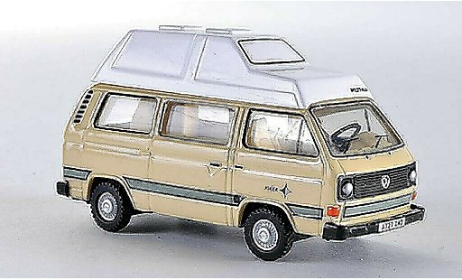 Volkswagen T3 Base 1/76 Oxford Joker Hochtecho beige LHD coche miniatura
