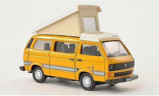 Volkswagen T3 Base 1/87 Schuco Westfalia Joker amarillo/blanco coche miniatura