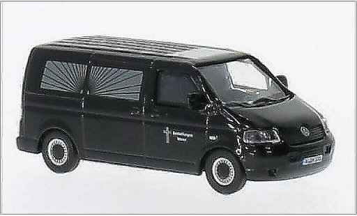 Volkswagen T5 Base 1/87 Schuco Bestattungswagen Meier negro coche miniatura