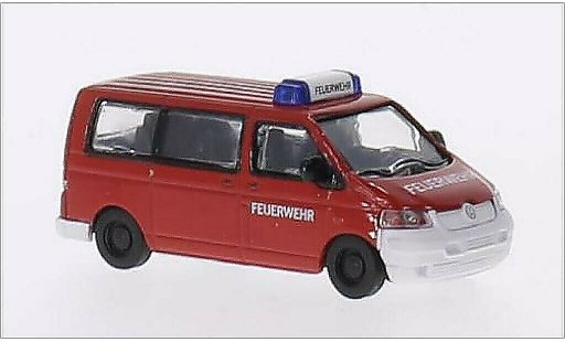 Volkswagen T5 Base 1/87 Schuco Bus Bomberos coche miniatura