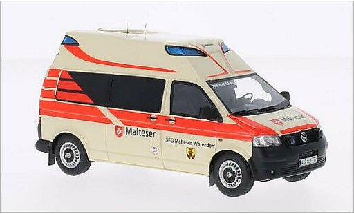 Volkswagen T5 T5 GP 1/43 Neo Hornis Ambulancia Malteser 2010 coche miniatura