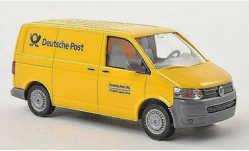 Volkswagen T5 Base 1/87 Wiking furgoneta Deutsche Post coche miniatura
