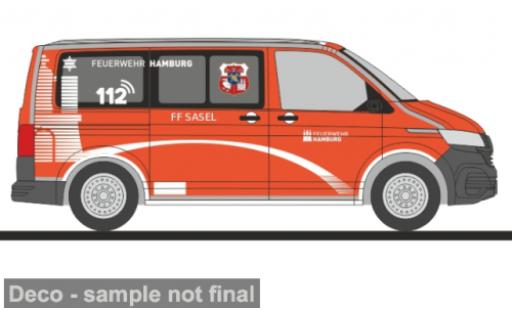 Coche miniatura Volkswagen T6 T6.1 .1 FW Hamburg - Sasel 1/87 Rietze