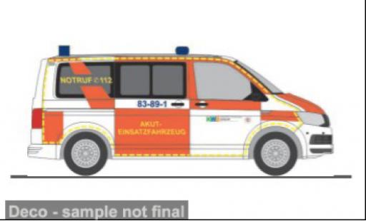Volkswagen T6 1/87 Rietze Akut-Einsatzfahrzeug Goslar 1:87 coche miniatura