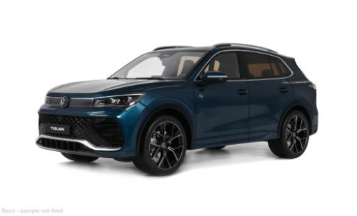 Coche miniatura Volkswagen Tiguan R-Line E TSI azul 2024 1/18 Ottomobile