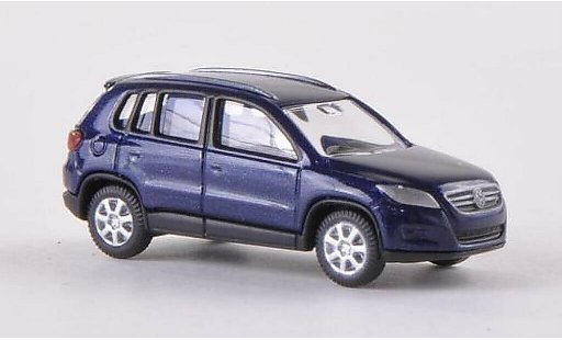 Volkswagen Tiguan Base 1/160 Wiking azul coche miniatura