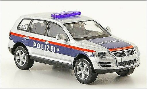 Volkswagen Touareg Base 1/87 Wiking Bundespolic&Atilde;&shy;a osterreich coche miniatura