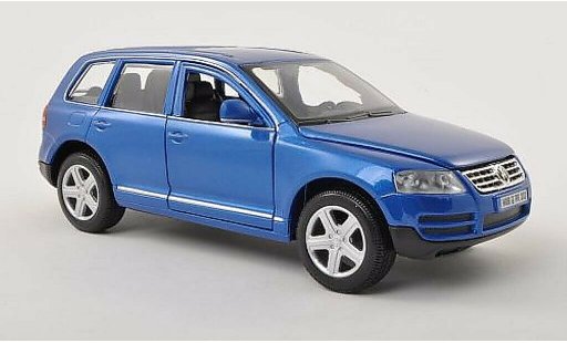 Volkswagen Touareg Base 1/24 Burago I azul coche miniatura