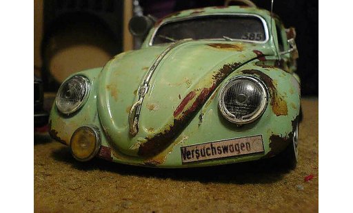 Volkswagen Kafer Rat Rod 1/18 Burago coxinelle style coche miniatura