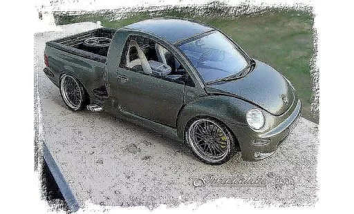 Volkswagen New Beetle Base 1/18 Burago pick-up coche miniatura