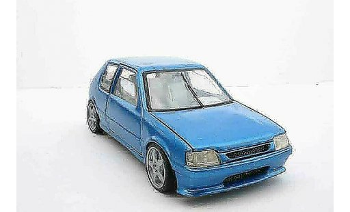 Peugeot 205 GTI 1/18 Solido azul tuning coche miniatura