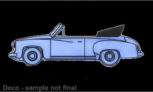 Coche miniatura Wartburg 311 Cabriolet blau 1959 1/87 Brekina