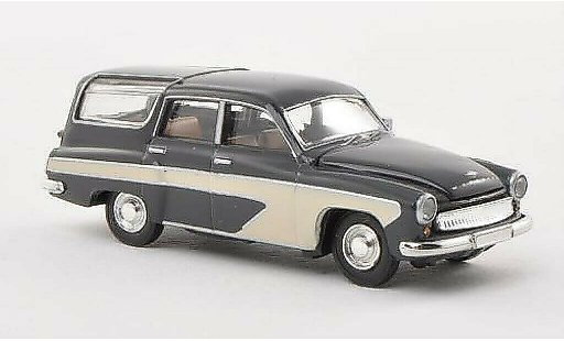 Wartburg 311 Camping 1/87 Brekina gris/beige coche miniatura