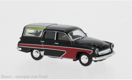 Wartburg 311 1/87 Brekina Camping schwarz/rojo 1959 1:87 coche miniatura