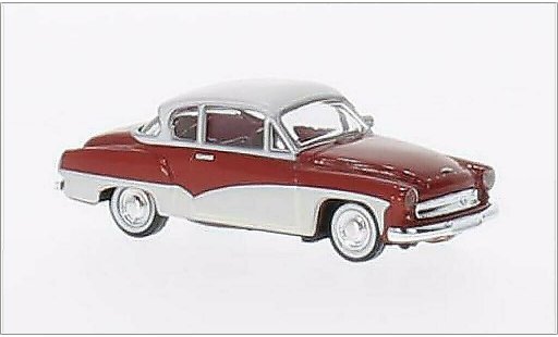 Wartburg 311 Coupe 1/87 Brekina rojo/blanco coche miniatura