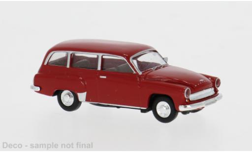 Wartburg 311 1/87 Brekina Kombi rojo 1959 1:87 coche miniatura