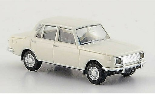 Wartburg 353 Base 1/87 Herpa gris-blanco 1966 coche miniatura