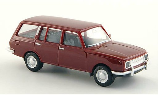 Wartburg 353 Tourist 1/87 Herpa rojo coche miniatura