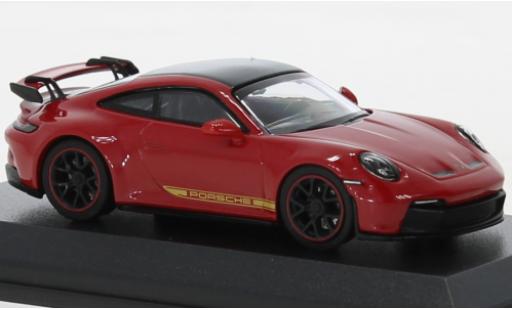 Coche miniatura Porsche 992 GT3 1/64 Wbros 911  rouge Porsche 992 GT3 1/64 Wbros 911  rouge coche miniatura