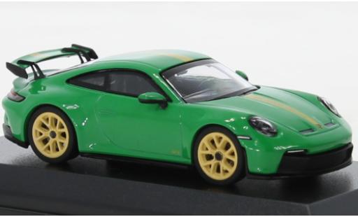Coche miniatura Porsche 992 GT3 1/64 Wbros 911  vert Porsche 992 GT3 1/64 Wbros 911  vert coche miniatura