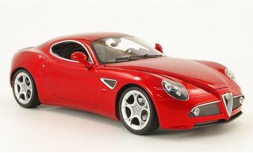 Coche miniatura Alfa Romeo 8C 1/18 Welly Competizione rojo 1:18 Alfa Romeo 8C 1/18 Welly Competizione rojo 1:18 coche miniatura