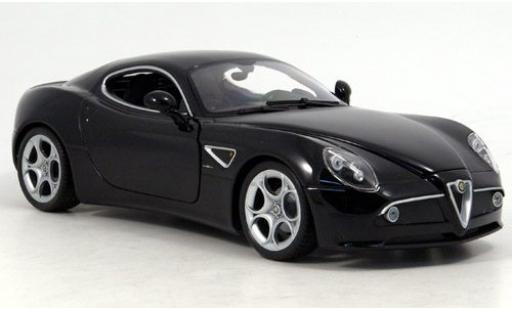 Coche miniatura Alfa Romeo 8C 1/18 Welly Competizione schwarz 1:18 Alfa Romeo 8C 1/18 Welly Competizione schwarz 1:18 coche miniatura