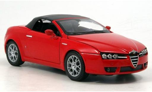 Coche miniatura Alfa Romeo Spider 1/24 Welly rojo geschlossen 1:24 Alfa Romeo Spider 1/24 Welly rojo geschlossen 1:24 coche miniatura