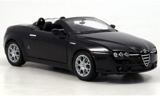 Coche miniatura Alfa Romeo Spider 1/24 Welly schwarz offen 1:24 Alfa Romeo Spider 1/24 Welly schwarz offen 1:24 coche miniatura