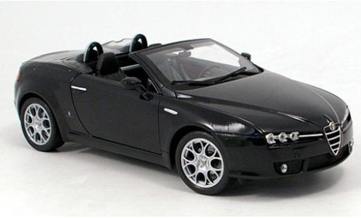 Coche miniatura Alfa Romeo Spider 1/18 Welly schwarz offen 2007 1:18 Alfa Romeo Spider 1/18 Welly schwarz offen 2007 1:18 coche miniatura