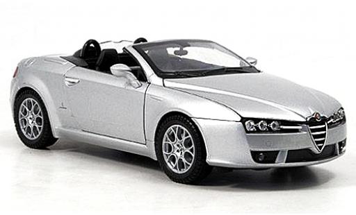 Coche miniatura Alfa Romeo Spider 1/24 Welly silber 1:24 Alfa Romeo Spider 1/24 Welly silber 1:24 coche miniatura