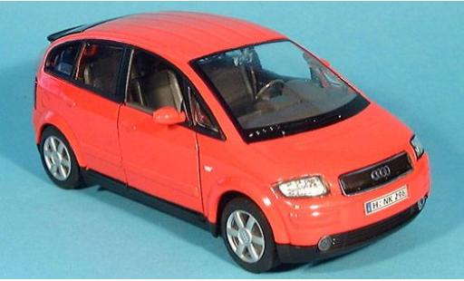 Audi A2 1/24 Welly rojo 1:24 coche miniatura