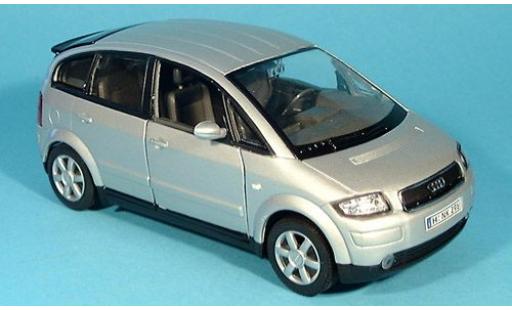 Audi A2 1/24 Welly silber 1:24 coche miniatura
