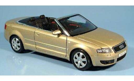 Coche miniatura Audi A4 1/24 Welly met. gold 2003 1:24 Audi A4 1/24 Welly met. gold 2003 1:24 coche miniatura