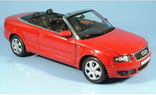 Coche miniatura Audi A4 1/18 Welly met. rojo 2002 1:18 Audi A4 1/18 Welly met. rojo 2002 1:18 coche miniatura