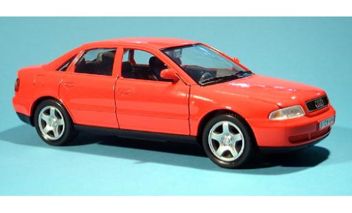 Audi A4 1/24 Welly rojo 1:24 coche miniatura