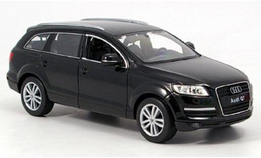 Audi Q7 1/24 Welly schwarz 1:24 coche miniatura