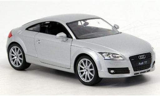 Audi TT 1/24 Welly Coupe silber 1:24 coche miniatura