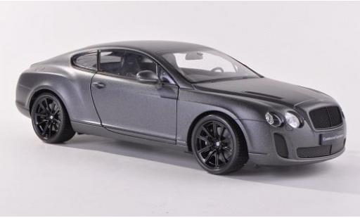 Coche miniatura Bentley Continental 1/18 Welly Supersports matt-anthrazit LHD 1:18 Bentley Continental 1/18 Welly Supersports matt-anthrazit LHD 1:18 coche miniatura
