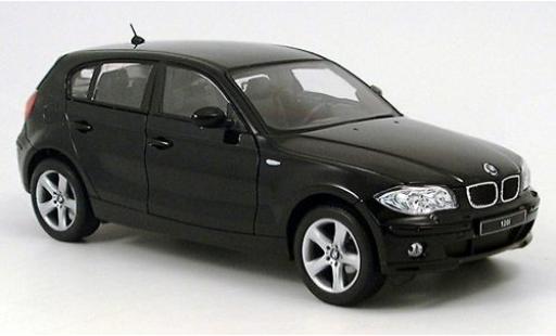 Bmw 120 1/18 Welly i schwarz 1:18 coche miniatura