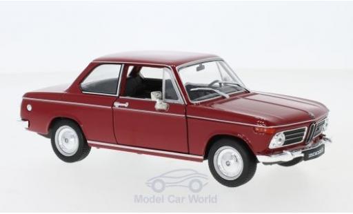 Bmw 2002 1/24 Welly ti rojo coche miniatura