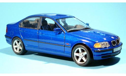 Bmw 328 1/24 Welly i met. blau 1:24 coche miniatura