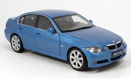Bmw 330 1/18 Welly i met.-blau 1:18 coche miniatura