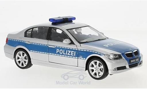 Bmw 330 1/24 Welly I Polizei coche miniatura