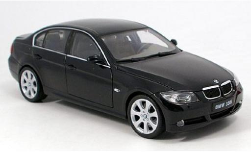 Bmw 330 1/18 Welly i schwarz 1:18 coche miniatura