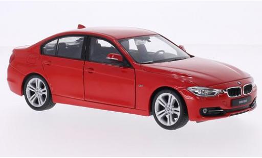 Coche miniatura Bmw 335 1/24 Welly i (F30) rojo ohne Vitrine Bmw 335 1/24 Welly i (F30) rojo ohne Vitrine coche miniatura