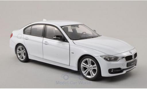Bmw 335 1/24 Welly i (F30) blanco coche miniatura