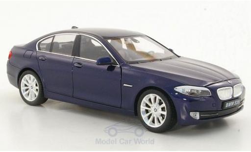 Coche miniatura Bmw 535 F10 1/24 Welly i (F10) metalico azul Bmw 535 F10 1/24 Welly i (F10) metalico azul coche miniatura